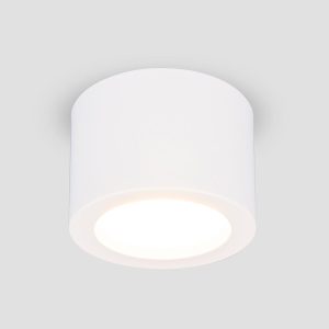 Накладной потолочный светодиодный светильник DLR026 6W 4200K белый матовый