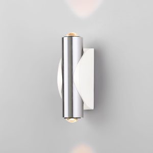 Настенный светодиодный светильник Steel LED белый/сталь 40109/LED белый/сталь