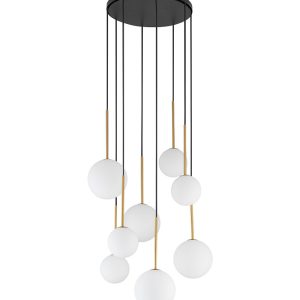 10934 Nowodvorski KARO с шарами люстра над столом подвесной