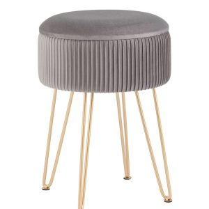 Пуф Астор серый