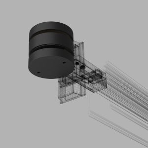 Коннектор круглый шарнирный для накладного шинопровода Slim Magnetic 85010/00