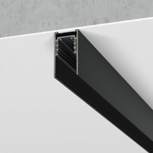 Шинопровод накладной черный 1 м Slim Magnetic 85085/00