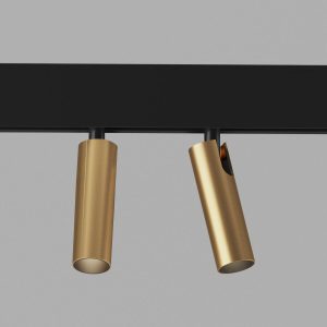 Трековый светильник 14W 4200K Dual латунь Slim Magnetic 85046/01