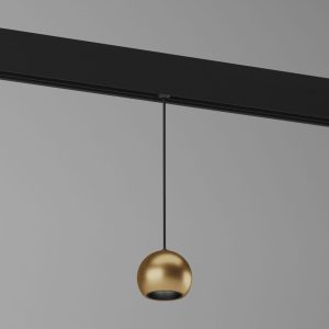 Трековый светильник 5W 4200K Event латунь Slim Magnetic 85040/01