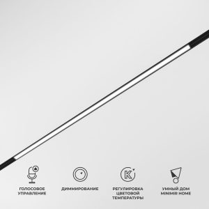 Умный трековый светильник 20W 2700-6500K Dim L02 Slim Magnetic 85077/01