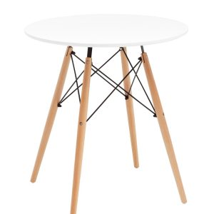 Стол круглый Eames DSW NEW D70 белый