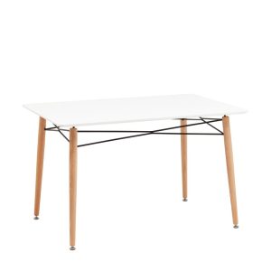 Стол Eames DSW Rectangle New 120*80 белый