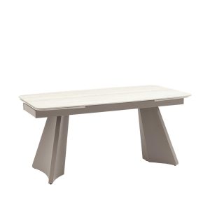 Стол обеденный Eliora 160-240*90 см серая керамика