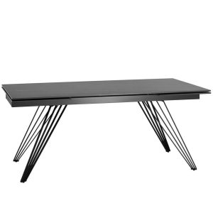 Стол обеденный Пандора раскладной 180-280*90 керамика темная