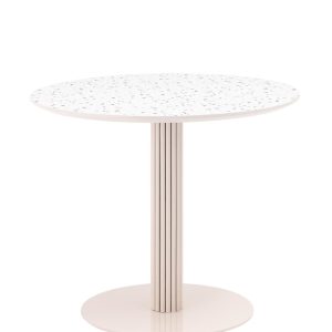 Стол обеденный Stem D90 терраццо