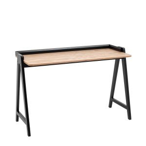 Стол письменный Pyramid 118*53 светлое дерево/черный