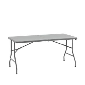 Стол-чемодан складной 152*74*74 серый