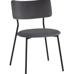 Стул Амелия велюр темно-серый