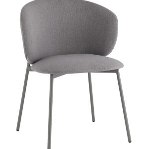 Стул Блейз велюр серый