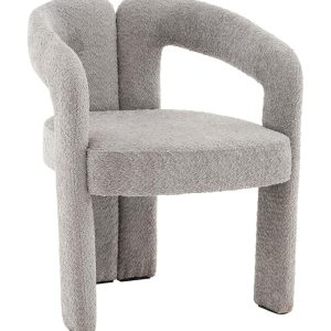 Стул Болинджер букле светло-серый