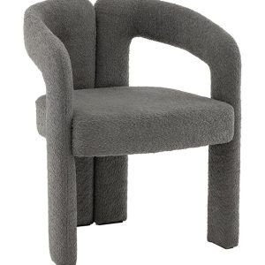 Стул Болинджер букле темно-серый