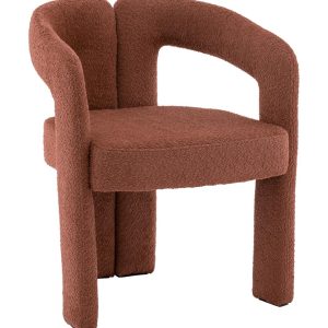 Стул Болинджер букле терракотовый