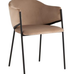 Стул Brace велюр капучино