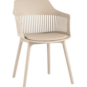 Стул Crocus с подушкой бежевый