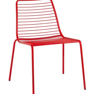 Стул Дели металл красный