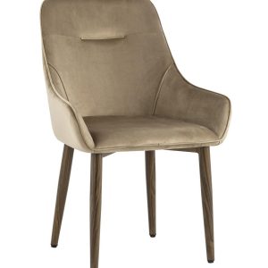Стул Диана велюр бежевый