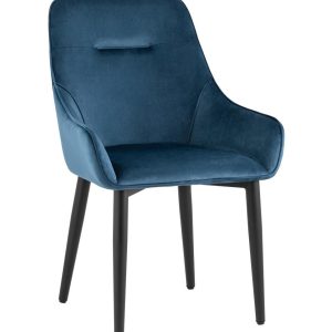 Стул Диана велюр сине-зеленый