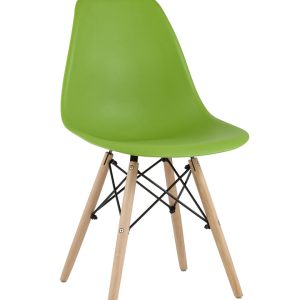 Стул Eames Style DSW зеленый (разборный каркас)