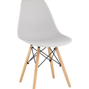Стул Eames Style DSW светло-серый (разборный каркас)