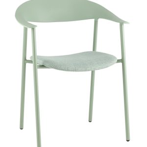 Стул Eila с подушкой пластик зеленый