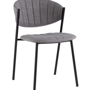 Стул Харпер ткань рогожка серый