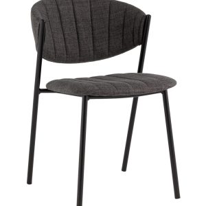 Стул Харпер ткань рогожка тёмно-серый