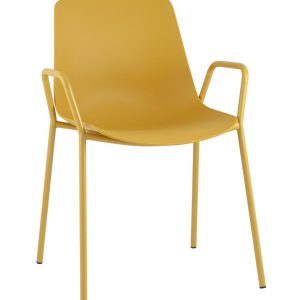 Стул Kaira пластик горчичный