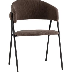 Стул Колин NEW вельвет коричневый