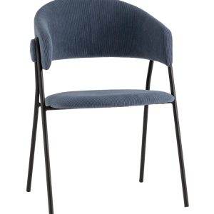 Стул Колин NEW вельвет пыльно-синий