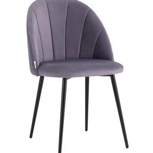 Стул Логан велюр пыльно-сиреневый
