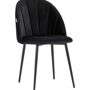 Стул Логан NEW велюр черный