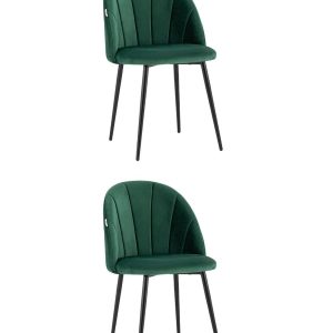 Стул Логан NEW велюр зелёный 2 шт
