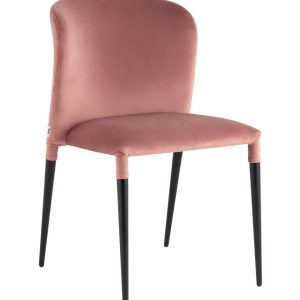 Стул Лори велюр пыльно-розовый