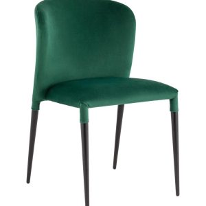 Стул Лори велюр зелёный
