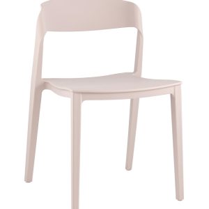 Стул Moris пластик нежно-розовый