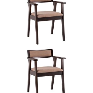 Стул обеденный MATS светло-коричневый 2 шт.