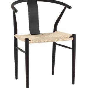 Стул обеденный Wishbone Style бежевый