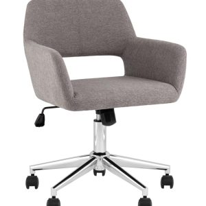 Стул офисный ROSS рогожка темно-серый