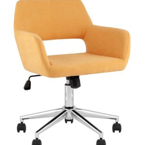 Стул офисный ROSS рогожка желтый