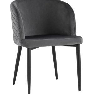 Стул Оскар велюр серый