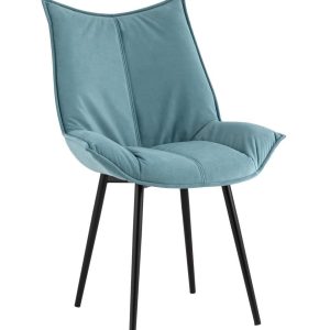 Стул Осло велюр пыльно-голубой