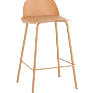 Стул полубарный Mist желтый