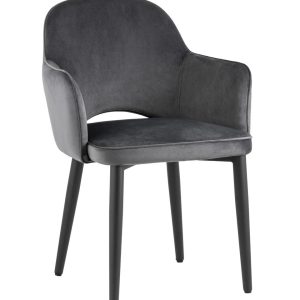 Стул Венера велюр серый