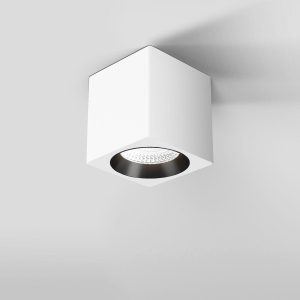 Светильник потолочный светодиодный 9W 4000К Matrix белый/черный 25051/LED