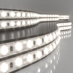 Светодиодная лента 12 В 14,4 Вт/м 60 Led/м 5050 IP65, дневной белый 4200К, 5 м
            Лента светодиодная 12V 14,4W 60Led 5050 IP65 дневной белый, 5м